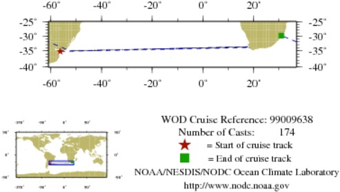 NODC Cruise 99-9638 Information