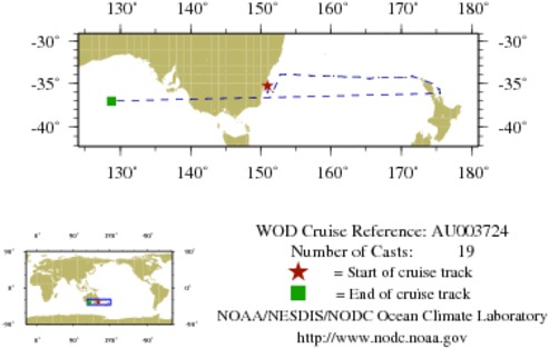 NODC Cruise AU-3724 Information