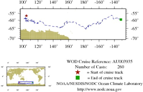 NODC Cruise AU-3935 Information