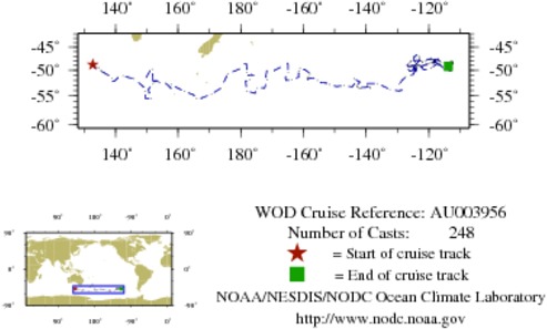NODC Cruise AU-3956 Information