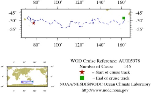 NODC Cruise AU-5978 Information