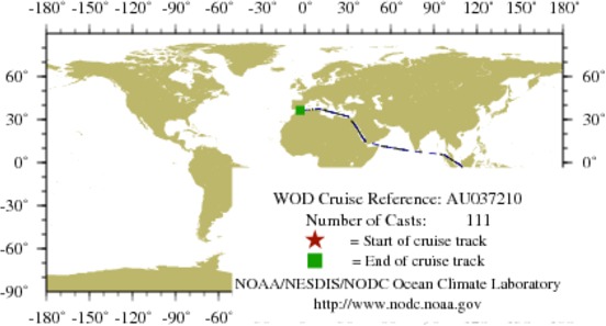 NODC Cruise AU-37210 Information