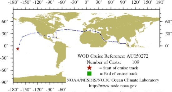 NODC Cruise AU-50272 Information