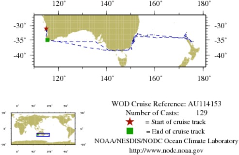 NODC Cruise AU-114153 Information
