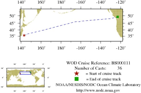 NODC Cruise BS-111 Information