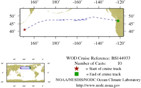 NODC Cruise BS-144933 Information