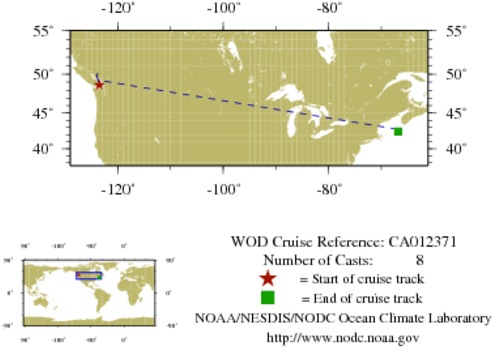 NODC Cruise CA-12371 Information