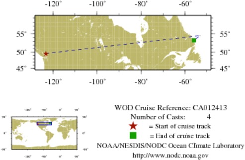 NODC Cruise CA-12413 Information
