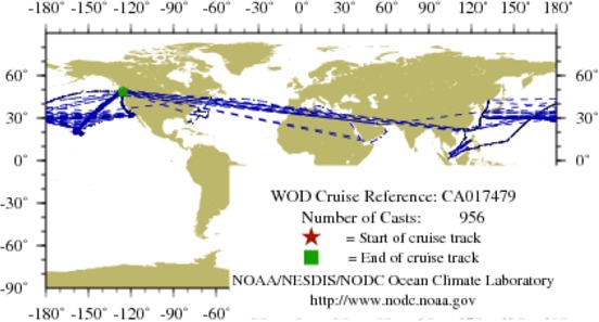NODC Cruise CA-17479 Information