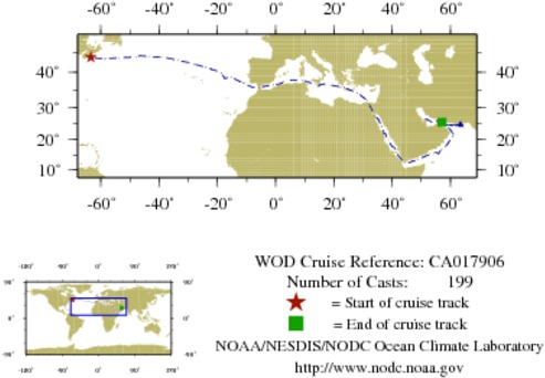 NODC Cruise CA-17906 Information