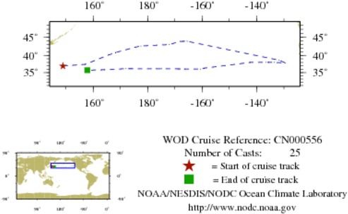 NODC Cruise CN-556 Information
