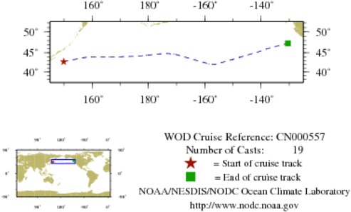 NODC Cruise CN-557 Information