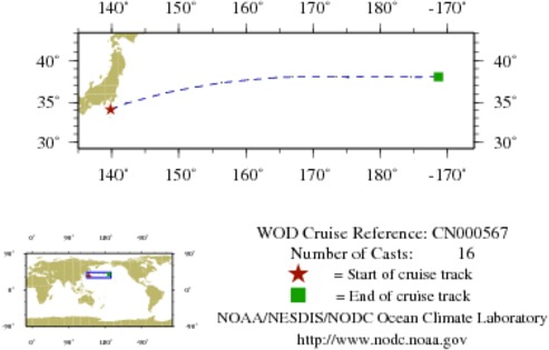 NODC Cruise CN-567 Information