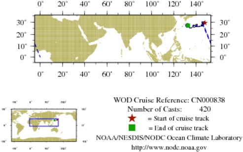 NODC Cruise CN-838 Information
