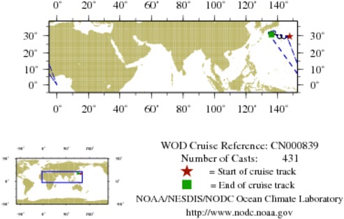 NODC Cruise CN-839 Information