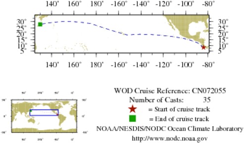 NODC Cruise CN-72055 Information