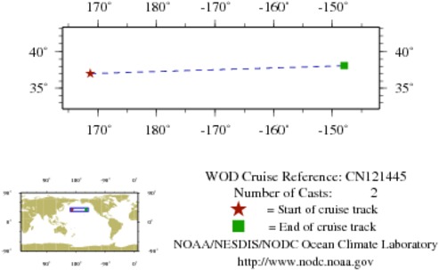 NODC Cruise CN-121445 Information