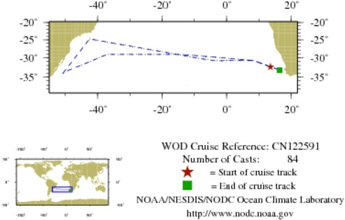 NODC Cruise CN-122591 Information