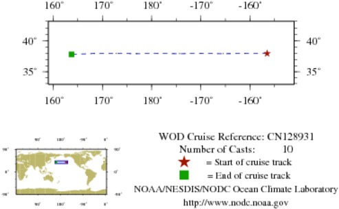 NODC Cruise CN-128931 Information