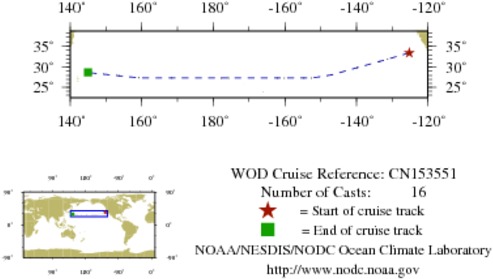 NODC Cruise CN-153551 Information