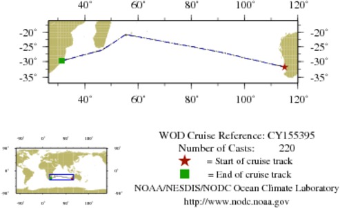 NODC Cruise CY-155395 Information