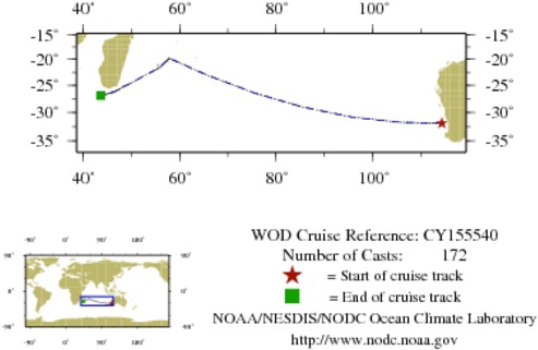 NODC Cruise CY-155540 Information