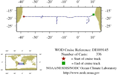 NODC Cruise DE-9145 Information