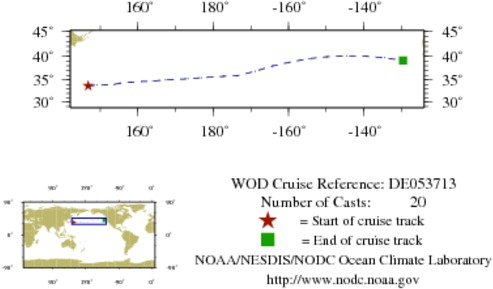 NODC Cruise DE-53713 Information