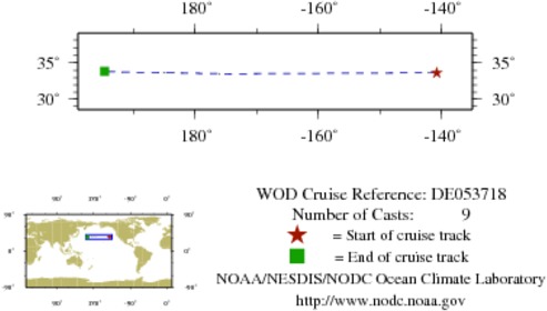 NODC Cruise DE-53718 Information