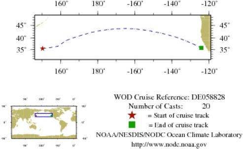 NODC Cruise DE-58828 Information