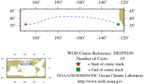 NODC Cruise DE-59100 Information