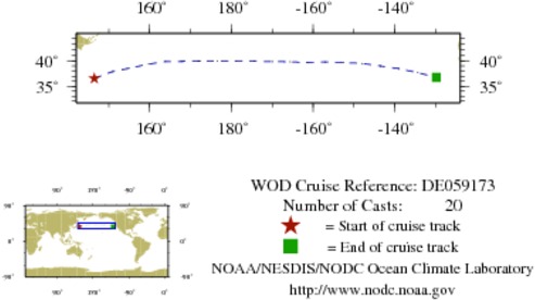 NODC Cruise DE-59173 Information