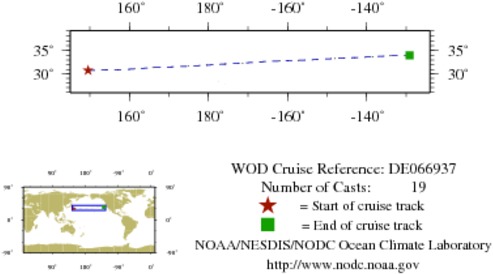 NODC Cruise DE-66937 Information
