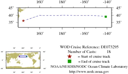 NODC Cruise DE-73295 Information