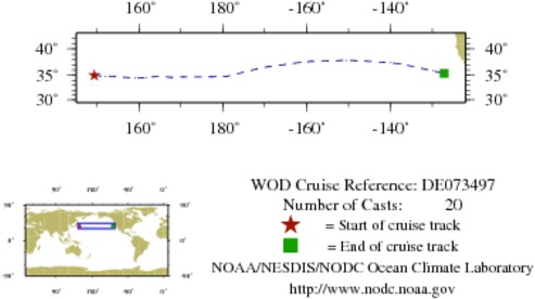 NODC Cruise DE-73497 Information