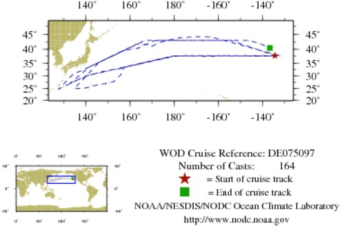 NODC Cruise DE-75097 Information