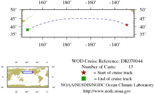 NODC Cruise DK-70044 Information