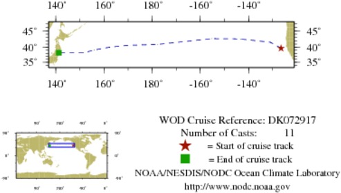 NODC Cruise DK-72917 Information