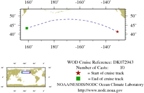 NODC Cruise DK-72943 Information