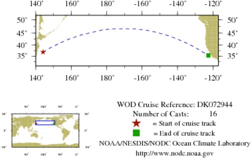 NODC Cruise DK-72944 Information