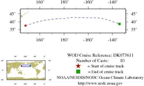 NODC Cruise DK-73611 Information