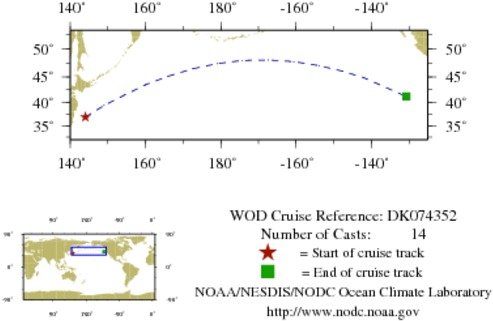 NODC Cruise DK-74352 Information