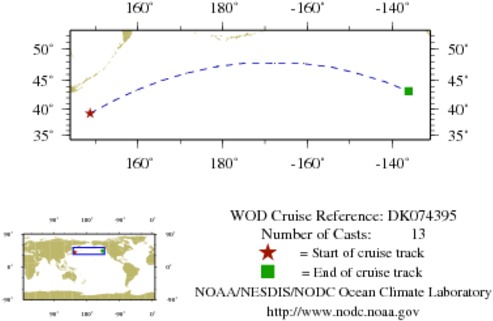 NODC Cruise DK-74395 Information