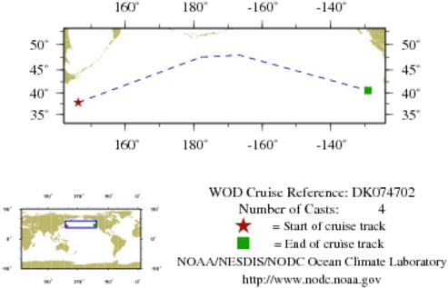 NODC Cruise DK-74702 Information