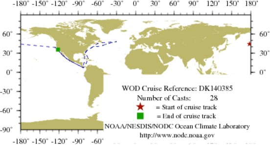NODC Cruise DK-140385 Information