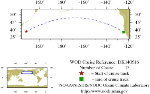 NODC Cruise DK-140616 Information