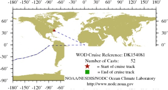 NODC Cruise DK-154081 Information
