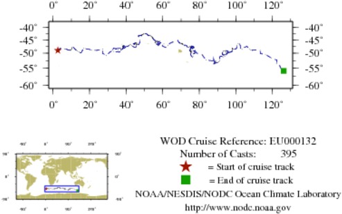 NODC Cruise EU-132 Information