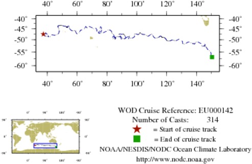 NODC Cruise EU-142 Information