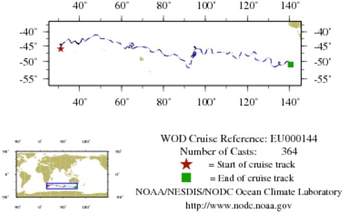 NODC Cruise EU-144 Information